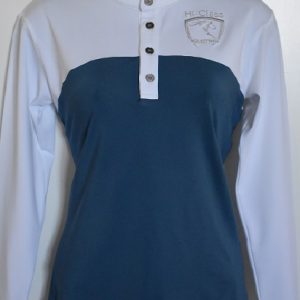 Ladies Long Sleeve Elegance - petrol, Ladies 8