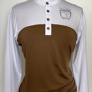 Ladies Long Sleeve Elegance - Chocolate, Ladies 10