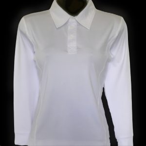 Pony Club Long Sleeve Shirts - white collared, child 12